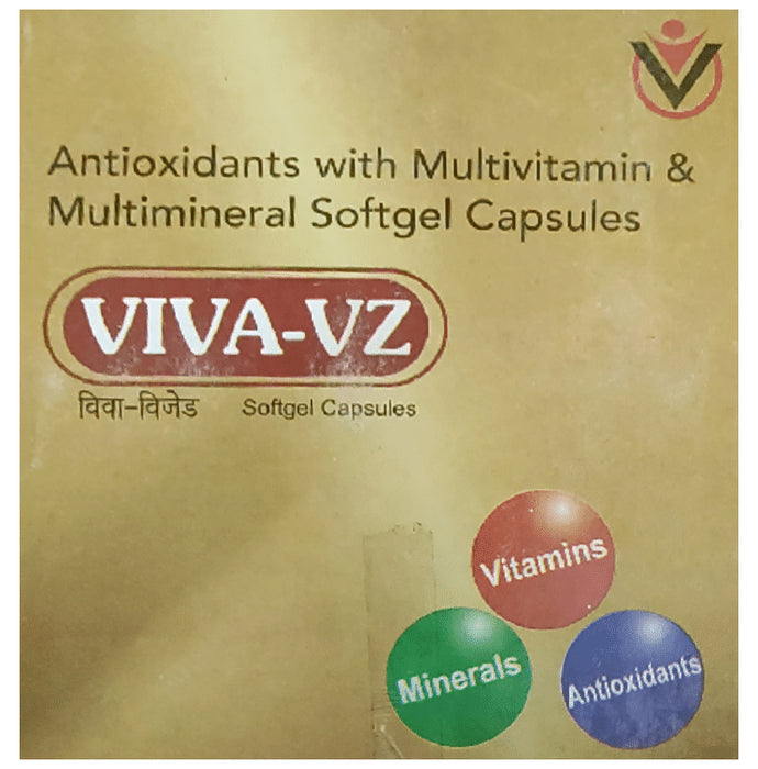 Viva-VZ Softgel Capsule
strip of 10 soft gelatin capsules