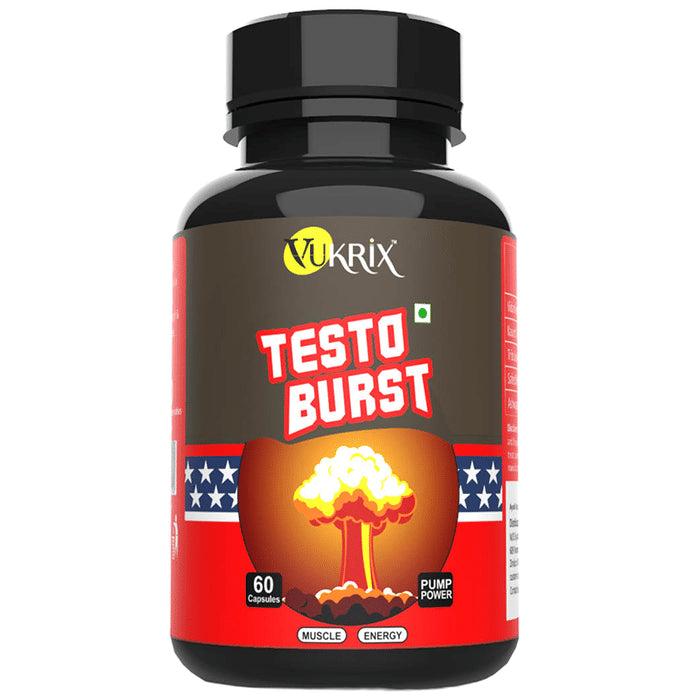 Vukrix Testo Burst Capsule
bottle of 60 capsules