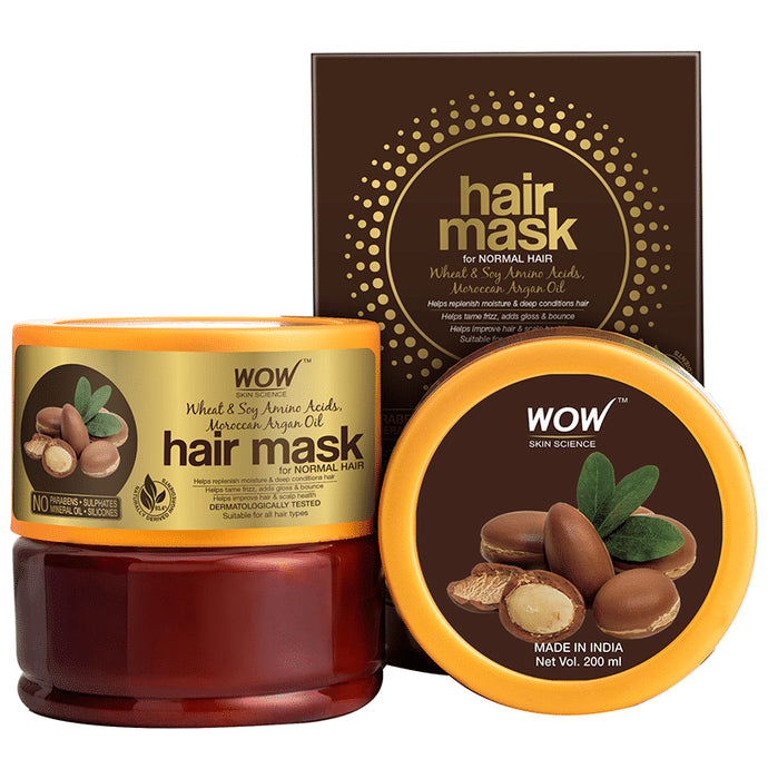WOW Skin Science Hair Mask For Normal Hair
jar of 200 ml Cream