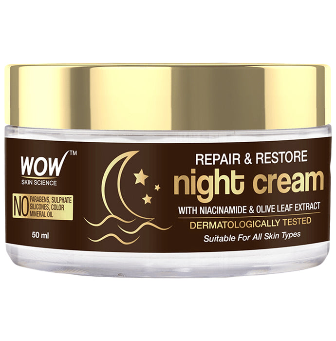 WOW Skin Science Repair & Restore Night Cream
jar of 50 ml Cream