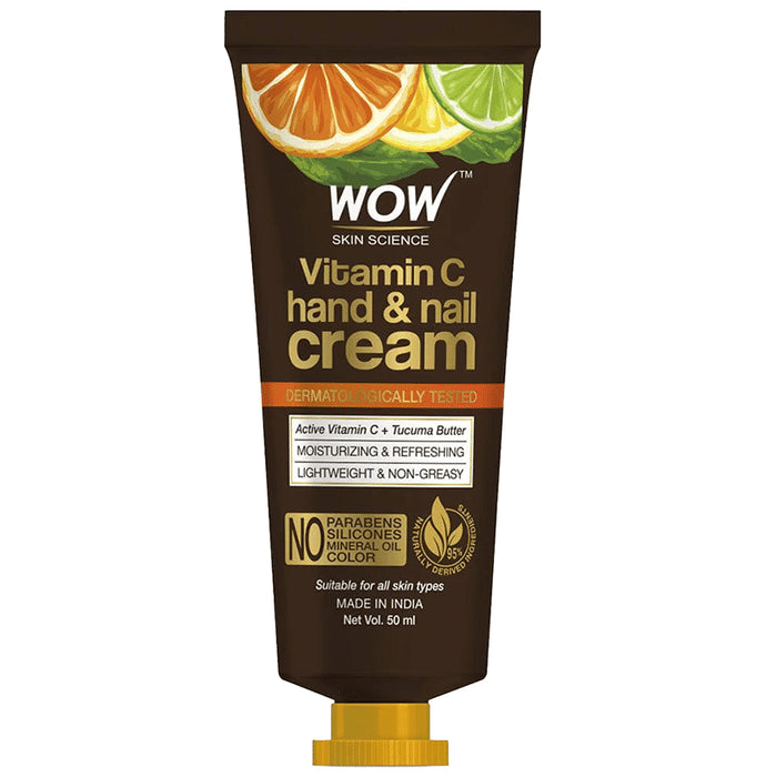 WOW Skin Science Vitamin C Hand & Nail Cream
tube of 50 ml Cream