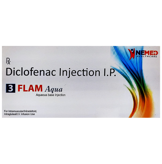 3 Flam Aqua Injection
1 ml Injection
