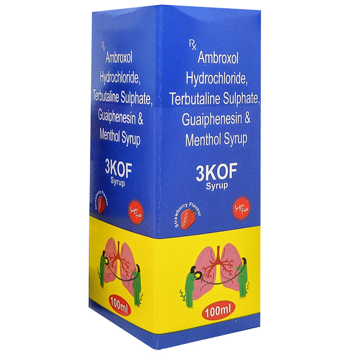 3Kof Syrup Strawberry Sugar Free
100 ml Syrup