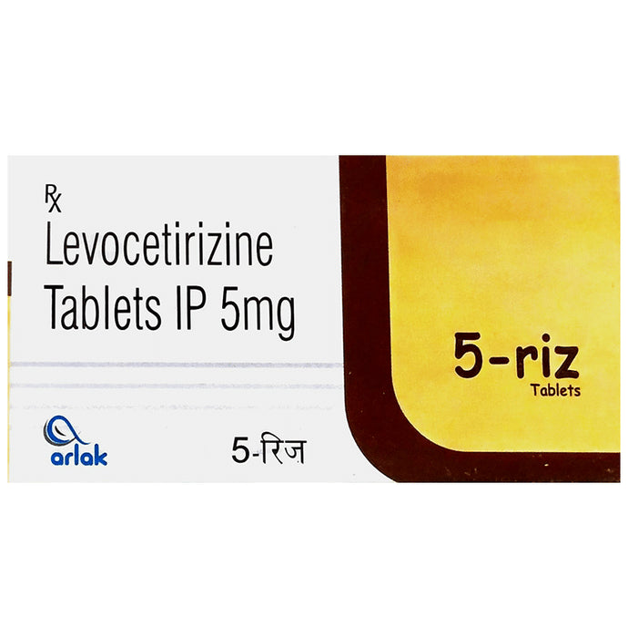 5 Riz 5mg Tablet
10 Tablet