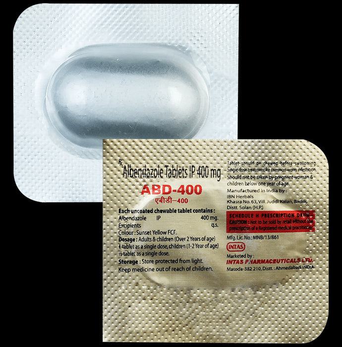 Abd 400mg Tablet
1 Tablet