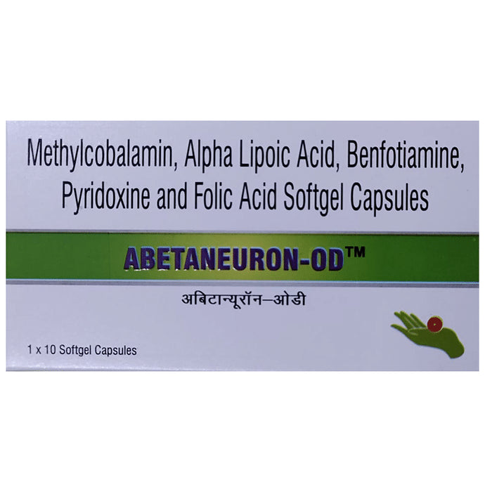 Abetaneuron-OD Softgel Capsule
10 Soft Gelatin Capsule
