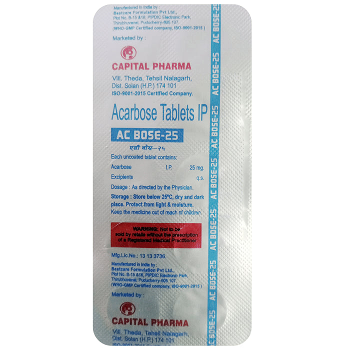 AC Bose 25 Tablet
10 Tablet