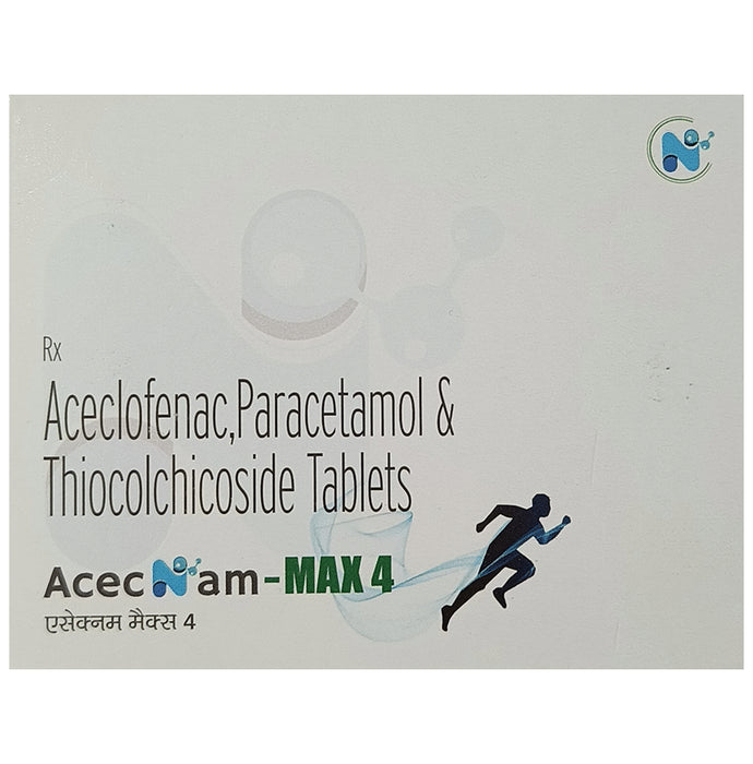 Acecnam-Max 4 Tablet
10 Tablet