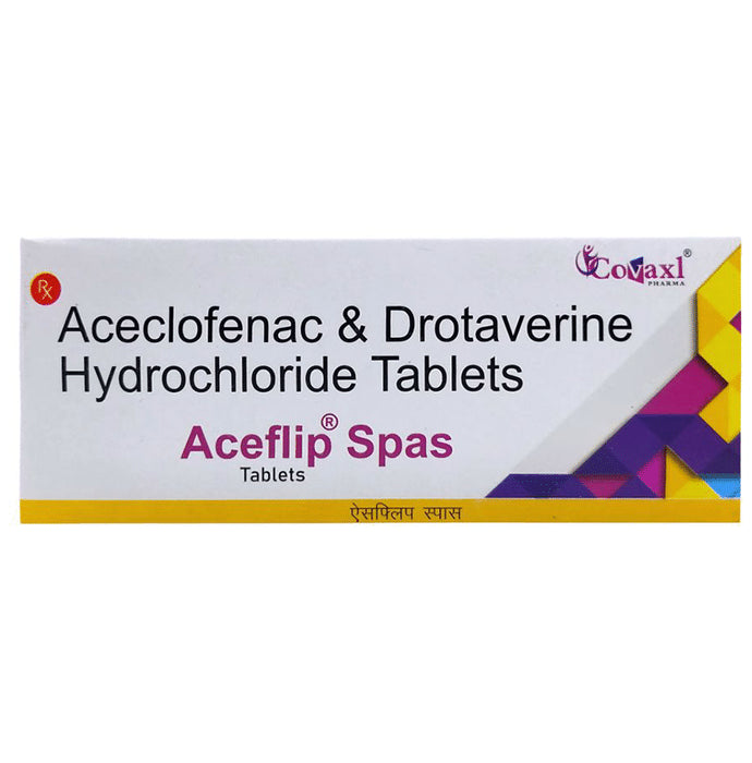 Aceflip Spas 80mg/100mg Tablet
10 Tablet