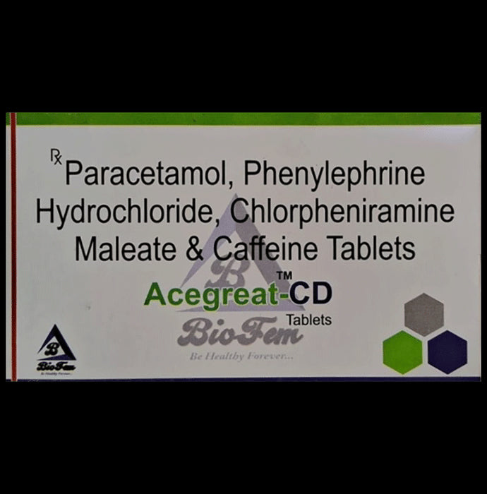 Acegreat-CD Tablet
10 Tablet