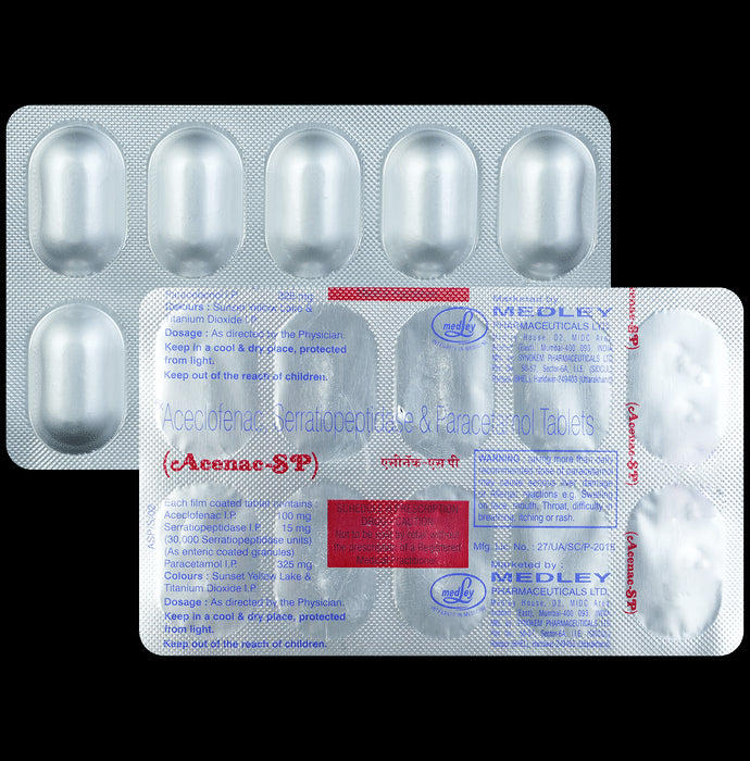 Acenac-SP Tablet
10 Tablet