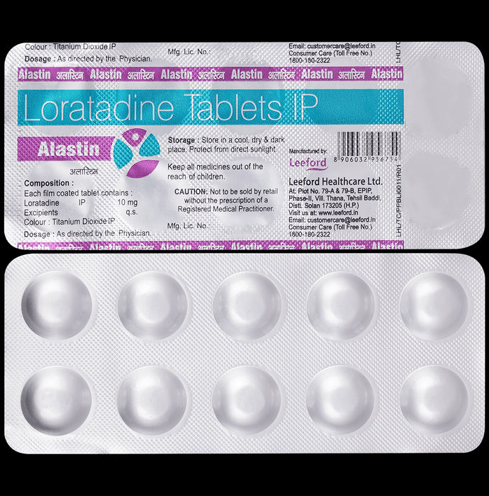 Alastin 10mg Tablet
10 Tablet