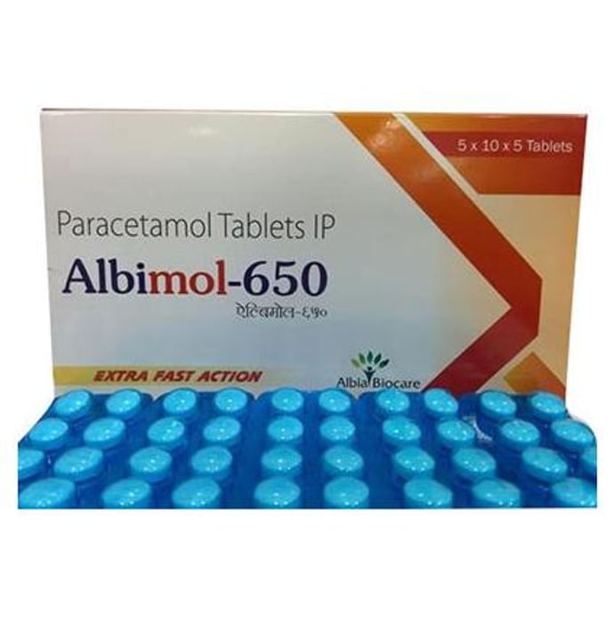 Albimol 650mg Tablet
10 Tablet