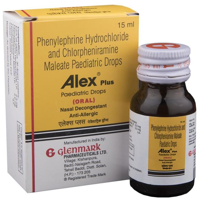 Alex Plus Paediatric Oral Drops
15 ml Oral Drop