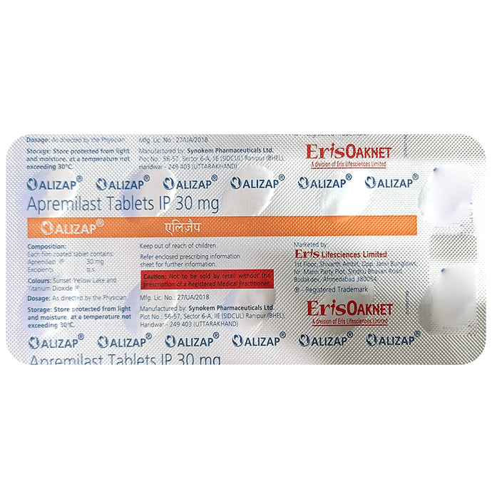 Alizap 30mg Tablet
10 Tablet