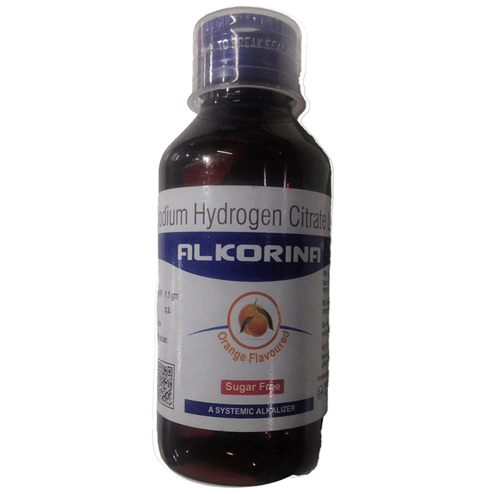 Alkorina Syrup Orange Sugar Free
100 ml Syrup
