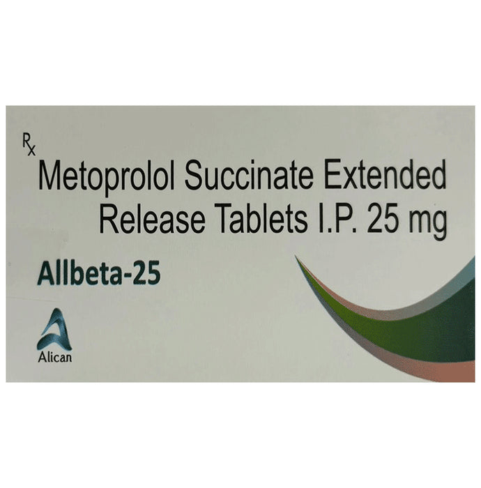 Allbeta 25 Tablet ER
10 Tablet ER