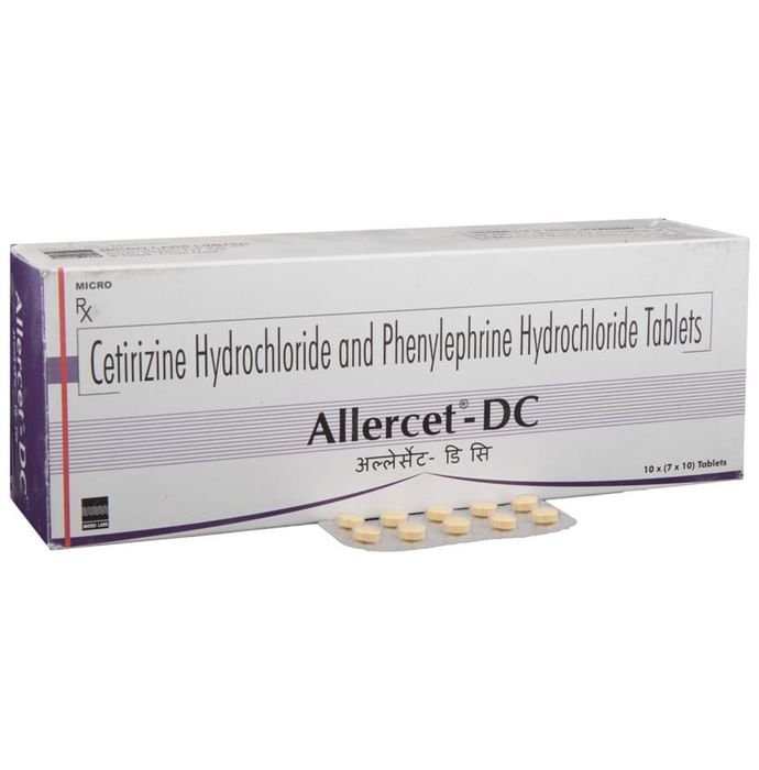 Allercet-DC Tablet
10 Tablet