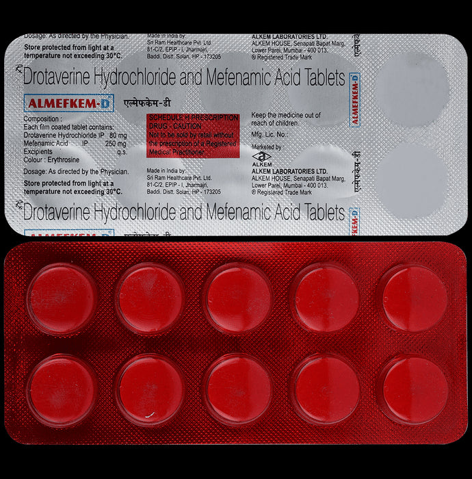 Almefkem-D Tablet
10 Tablet