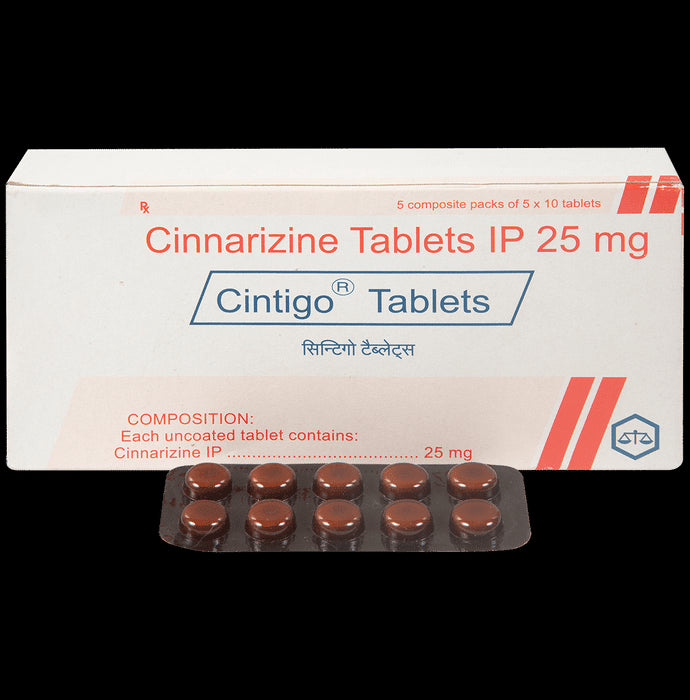 Cintigo 25mg Tablet
10 Tablet