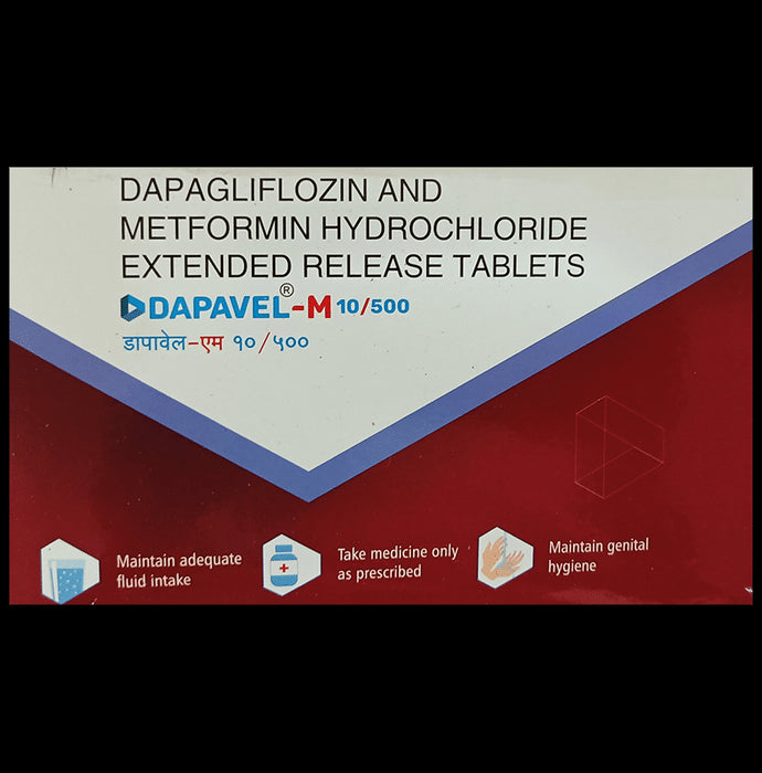 Dapavel M 10/500 Tablet ER
10 Tablet ER