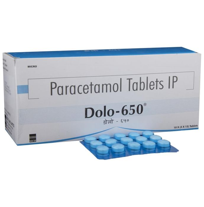 Dolo 650 Tablet
15 Tablet