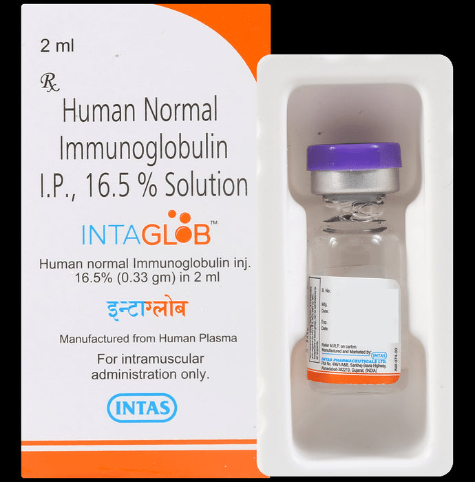 Intaglob 16.5% Injection
2 ml Injection
