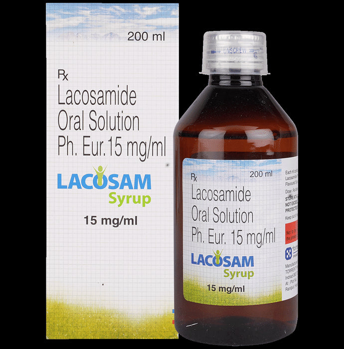 Lacosam 15mg Syrup
200 ml Syrup