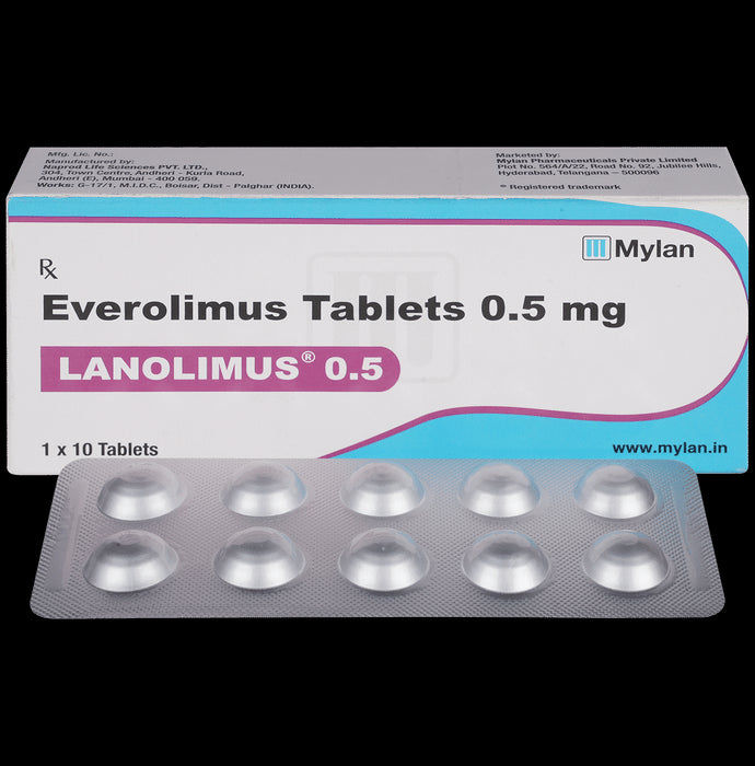 Lanolimus 0.5mg Tablet
10 Tablet