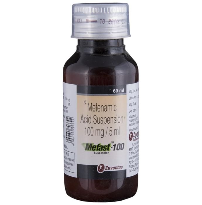 Mefast 100 Suspension
60 ml Oral Suspension