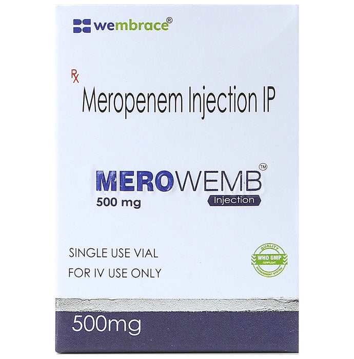 Merowemb 500mg Injection
1 Injection
