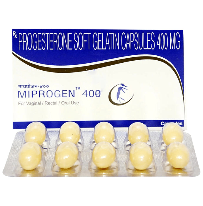 Miprogen 400 Soft Gelatin Capsule
10 Soft Gelatin Capsule