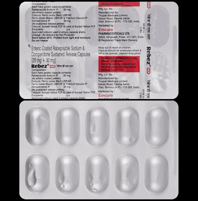 Rebez DSR Capsule
10 Capsule SR