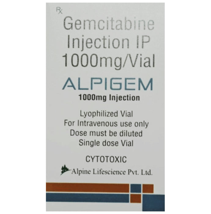 Alpigem 1000mg Injection
1 Injection