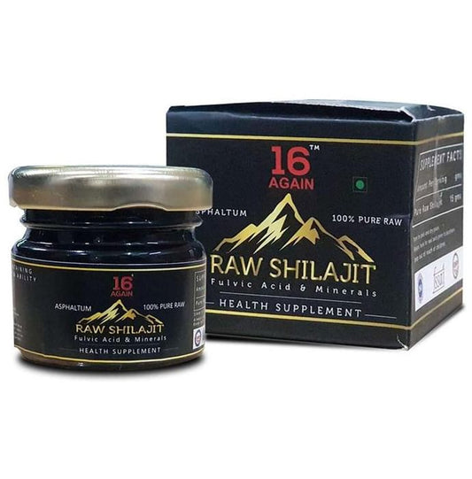 16 Again Raw Shilajit
jar of 15 gm Paste