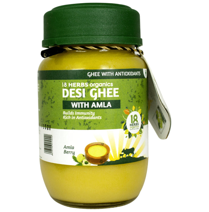 18 Herbs Organics Desi Ghee with Amla
jar of 200 ml Paste