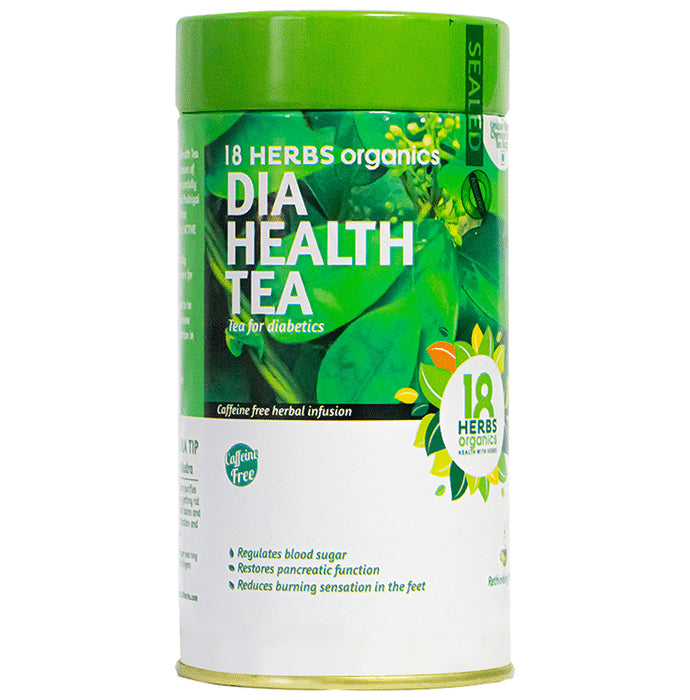 18 Herbs Organics Dia Health Tea Bag (1.3gm Each)
Tin of 50 tea bags
