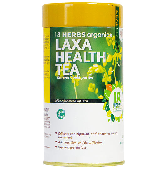 18 Herbs Organics Laxa Health Tea Bag (1.3gm Each)
Tin of 40 tea bags