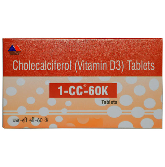 1-CC 60K Tablet
strip of 8 tablets