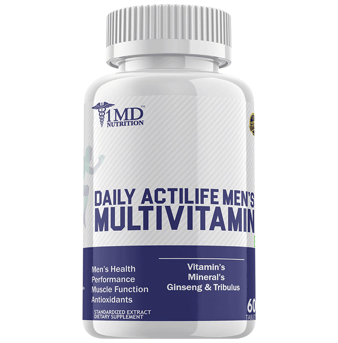 1MD Nutrition Daily Actilife Men's Multivitamin Tablet
bottle of 60 tablets