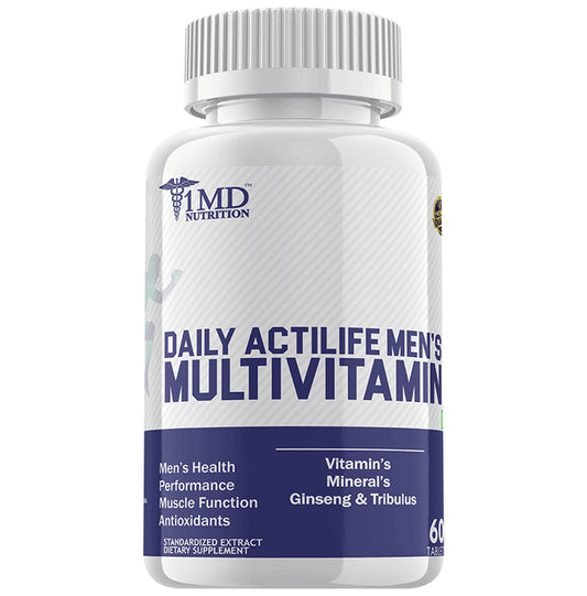 1MD Nutrition Daily Actilife Men's Multivitamin Tablet
bottle of 60 tablets