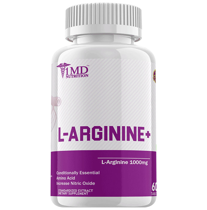 1MD Nutrition L-Arginine+ Tablet
bottle of 60 tablets