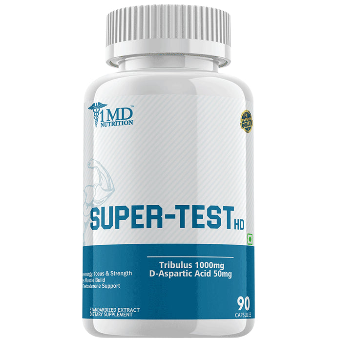 1MD Nutrition Super-Test HD Capsule
bottle of 90 capsules