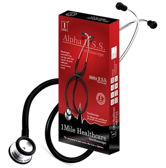 1Mile Healthcare Alpha II S.S. Stethoscope
box of 1 Unit