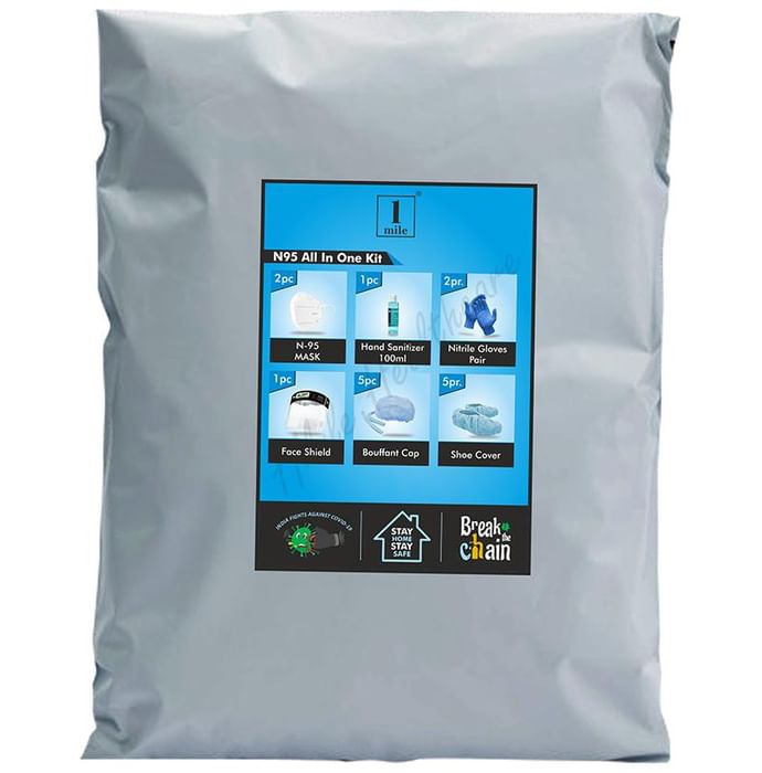 1Mile N95 All In One Kit
packet of 1 Kit