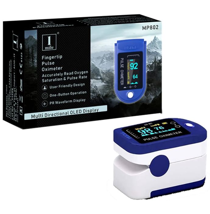 1Mile MP802 Fingertip Pulse Oximeter
box of 1 Unit