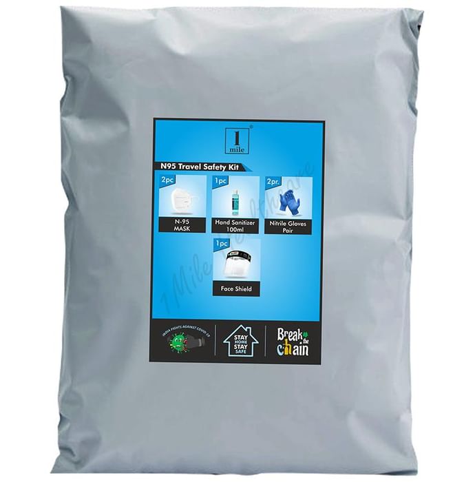 1Mile N95 Travel Safety Kit
packet of 1 Kit