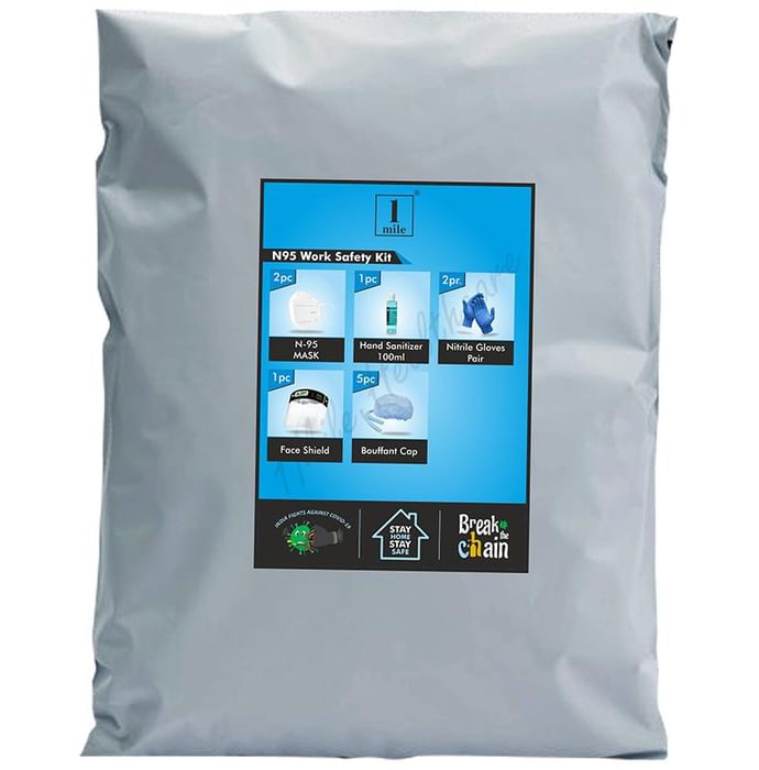 1Mile N95 Work Safety Kit
packet of 1 Kit