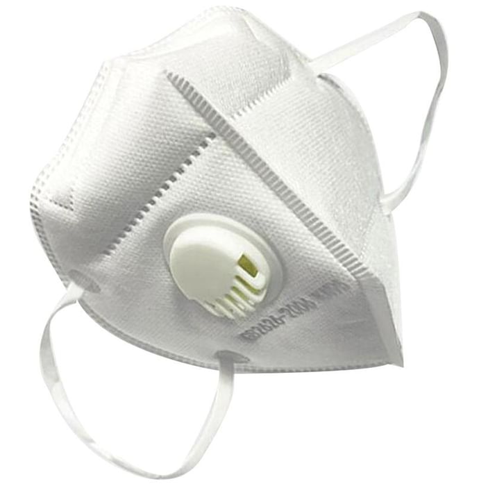 1Mile White N95 5 Layer Mask with Respirator
box of 5 masks