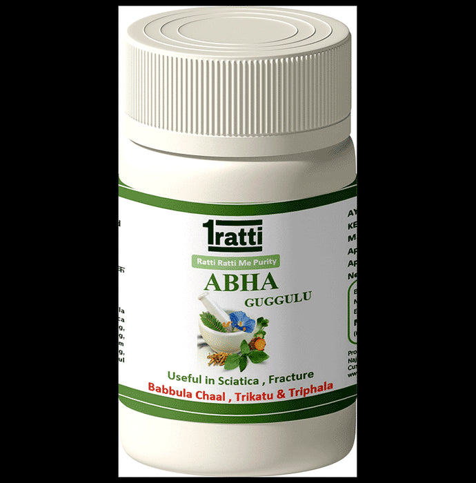1ratti Abha Guggulu Tablet
bottle of 120 tablets